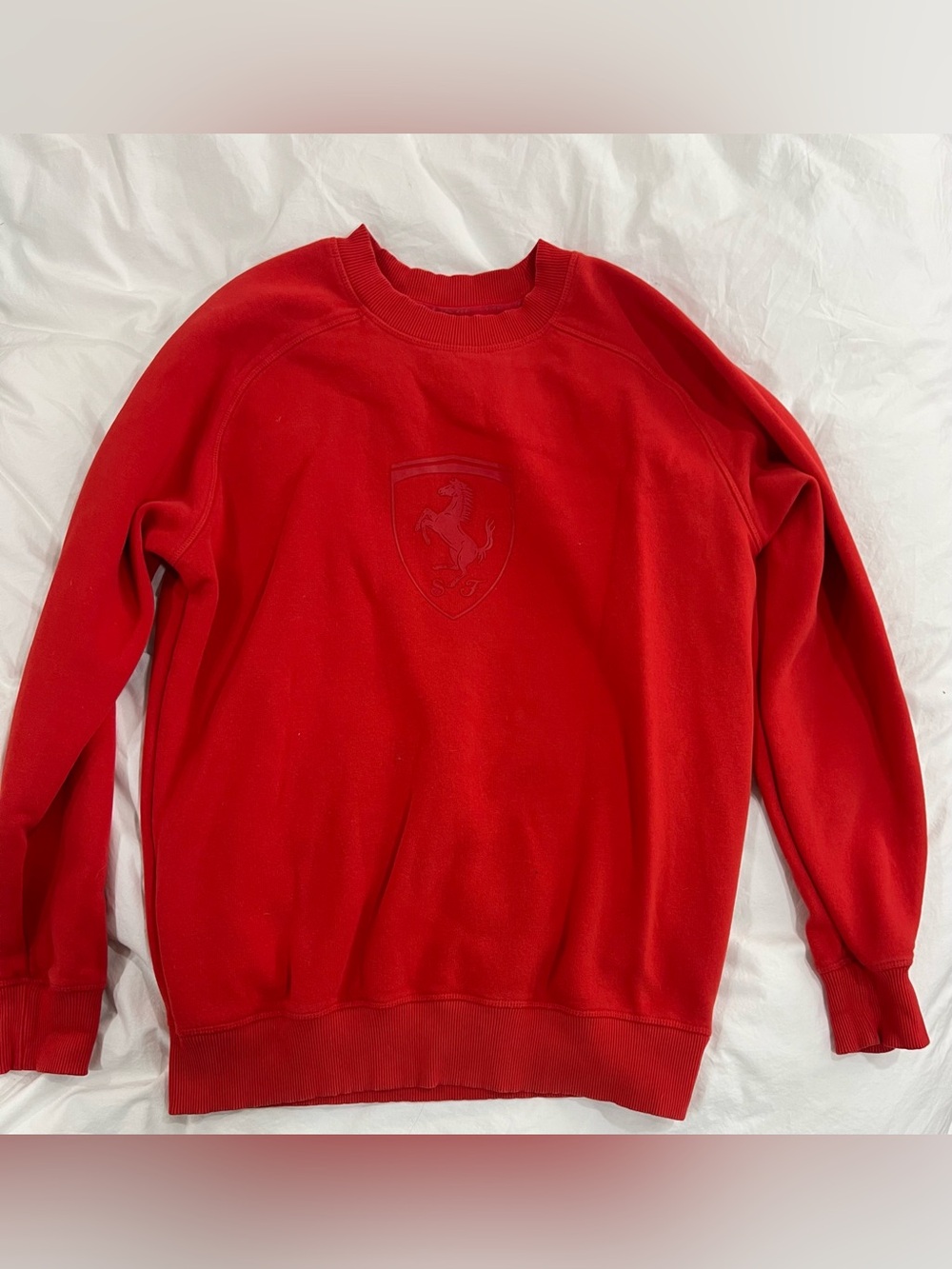 Puma Scuderia Ferrari Red Crewneck Sweatshirt